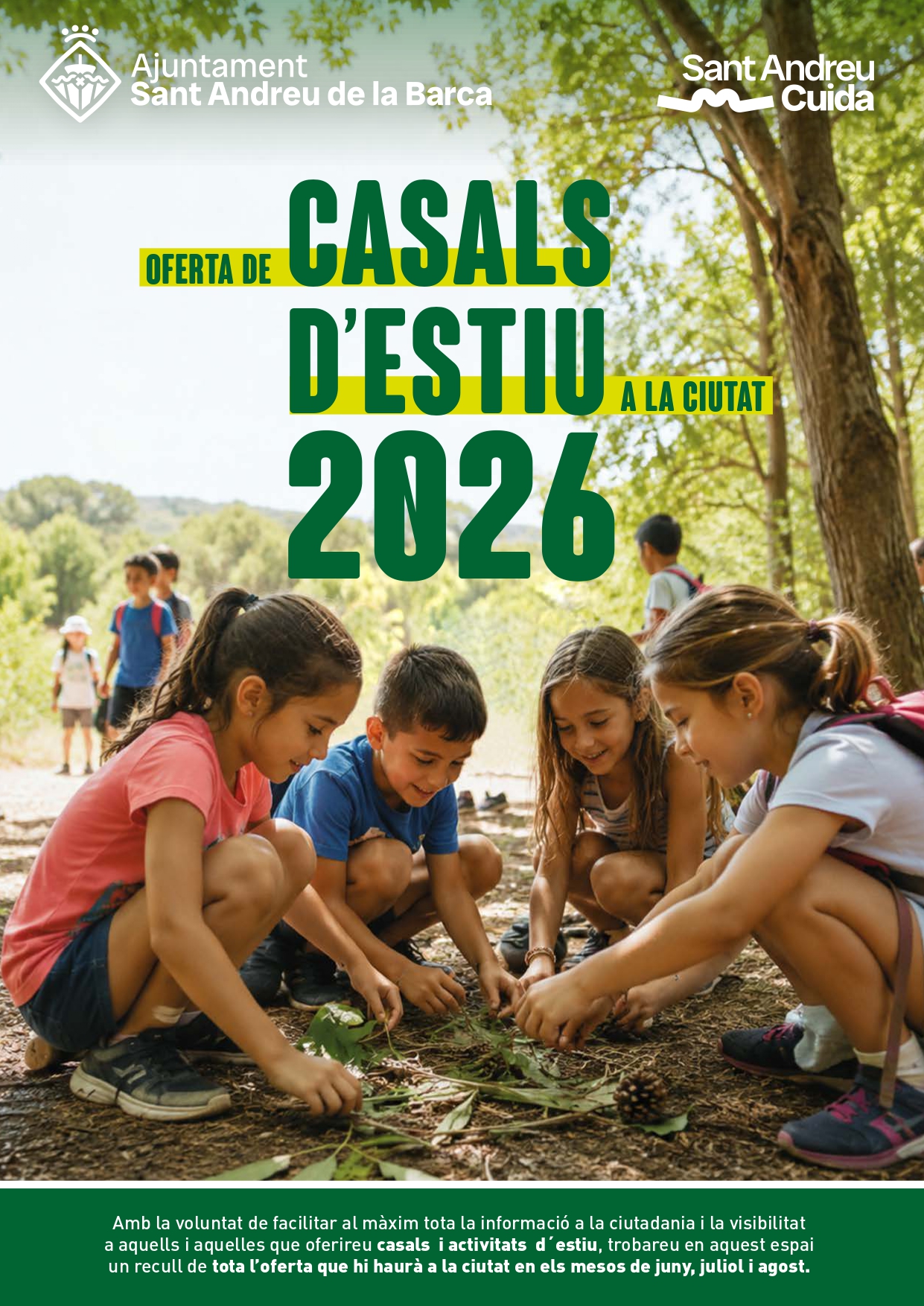 Imatge de la notícia: Sant Andreu de la Barca publica el catàleg d’activitats d’estiu amb més de 2.200 places 